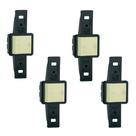 Kit 4 Interruptor Duplo Bipolar Simples 10a 250v Pial Embutir