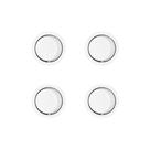 Kit 4 Interruptores Bolinha de Tecla para Móveis MarGirius Moldura M9 com Cabo Série 16.000 Branco
