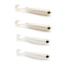 Kit 4 Iscas Artificiais Para Pesca Monster 3X E-Shad 15cm
