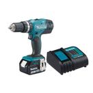 Kit 4 Itens: 1 Parafusadeira Furadeira de Impacto 18v, 1 Soprador de Folhas, 1 Bateria, 1 Carregador Kitdhp453+dub Makita