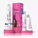 Kit 4 Itens Ácido Hialurônico Bio Instinto Profissional Recuperação Capilar