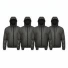 Kit 4 Jaqueta Corta Vento Impermeável Basica Lisa sem forro Outono Inverno Masculino Unissex
