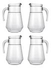 Kit 4 Jarras De Vidro 780ml Para Água Suco Bar Restaurante Kit 4 Jarras De Vidro 780ml Para Água Suco Bar Restaurante