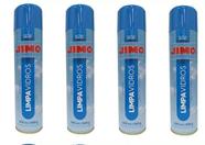 Kit 4 Jimo Limpa Vidros 400ml Limpeza Profissional
