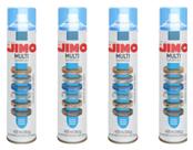Kit 4 Jimo Multi Superficies 400ml Metal Plastico Eletronicos