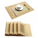Kit 4 Jogo americano Mesa Posta Jantar Luxo Retangular