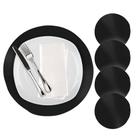 Kit 4 Jogo Americano Redondo Mesa Posta Sousplat Supla Cozinha 38 cm