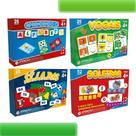 Kit 4 jogos educativo vogais+silabas+ soletrar+ alfabeto