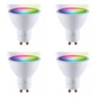 Kit 4 Lâmpada Dicroica Led Wifi Smart RGB 5w Gu10 Alexa Google Gaya Kit 4 Lâmpada Dicroica Led Wifi Smart RGB 5w Gu10 Alexa Google Gaya