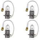 Kit 4 lâmpada h3 halógena 55w 12v