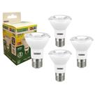 Kit 4 Lâmpada Led Par 20 7W Branco Quente 2700k E27 Bivolt