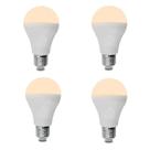 Kit 4 Lâmpadas Led 7w 3000k Luz Quente (amarela) E27 Bivolt
