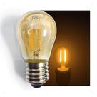 Kit 4 Lâmpadas LED Bolinha Filamento Retrô Vintage 2G 1,8W E27 Bivolt 2300K 513 CTB