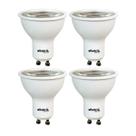 Kit 4 Lampadas LED Dicroica MR16 Galaxy GU10 6,5W Bivolt 2700K