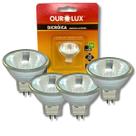 KIT 4 Lâmpadas Mini Dicróica MR11 20W 12V GU4 30 Halógena