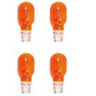 Kit 4 Lâmpadas Pisca Esmagada Laranja Titan 150 Twister Xre