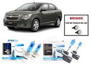 Kit 4 Lampadas Super Brancas Farol Alto/Baixo/Milha Modelo H4 H27 GM Cobalt 2011 a 2014 FC Simples Kit 4 Lampadas Super Brancas Farol Alto/Baixo/Milha Modelo H4 H27 GM Cobalt 2011 a 2014 FC Simples