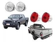 Kit 4 Lanterna L200 Outdoor Savana Tr4 2004/cristal Vermelha