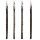 Kit 4 Lapis Dermatografico Sobrancelha Profissional Preto ou Marrom Micropigmentação Completo