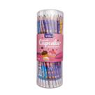 Kit 4 Lapis HB Grafite com Borracha Sweet Cupcake Kit 4 Lapis HB Grafite com Borracha Sweet Cupcake