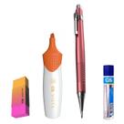 Kit 4 Lapiseira BOHO 0.7m VM +Borracha + Grafite + Vista Lrj