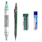 Kit 4 Lapiseira BOHO VD 0.7mm +Borracha +Grafite + Lumini Ex Kit 4 Lapiseira BOHO VD 0.7mm +Borracha +Grafite + Lumini Ex