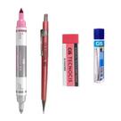 Kit 4 Lapiseira BOHO VM 0.7mm +Borracha +Grafite + Lumini Ex Kit 4 Lapiseira BOHO VM 0.7mm +Borracha +Grafite + Lumini Ex