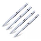 Kit 4 Lapiseiras Retrátil Lápis Branco para Olhos e Marcação Design Expressão Facial Branco Hintz