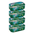 Kit 4 Latas Sardinha Coqueiro Em Óleo 125g Conserva Kit 4 Latas Sardinha Coqueiro Em Óleo 125g Conserva