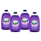 Kit 4 Lava-Roupas Líquido Surf 5 em 1 Lavanda 3L