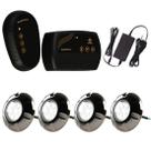 Kit 4 LED RGB 9W Inox Piscina + Comando Wifi Luxpool + Fonte