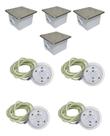 Kit 4 Leds Rgb Iluminacao 4 Caixas Passagem