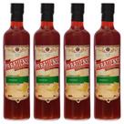 Kit 4 Licores Banana Paratiense 500 ml Barato Casamento Creme Sabores Fino Tradicional Coquetéis Exóticos Sobremesa