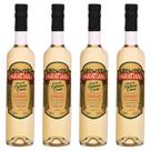Kit 4 Licores de Cachaça Paratiense 500 ml Piña Colada Lembrancinha Frutado Presente Presenteável Presente
