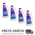Kit 4 Limpa Bordas Premium Limpeza para Piscina HidroAzul 1L