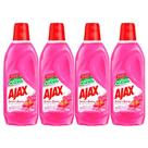 Kit 4 Limpador Ajax Festa Das Flores Bouquet De Flores 500ml