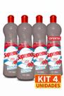 Kit 4 Limpador Suprema 6 Em 1 Multiuso Desengordurante 500ml Limpeza Pesada Econômico Casa