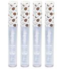 Kit 4 Lip Oil Fruits Lips De Coco Com Vitamina E - Dapop