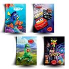 Kit 4 Livros Bilíngues: Procurando Dory + O Bom Dinossauro + Toy Story 4 + Carros 3