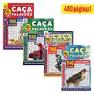 Kit 4 Livros Caça-Palavras ed.03 - Médio/Difícil - 108, 110, 113 e 116