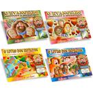 Kit 4 Livros Evangelho e Livro dos Espíritos para Infância e Juventude - Vol. 1 e 2