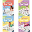 Kit 4 Livros Infantil Tapete para Colorir