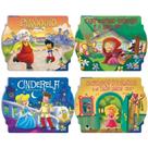 Kit 4 Livros Infantis Clássicos Pop-Ups Contos de Fadas Todolivro - Capa Dura