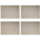 Kit 4 Lugar Americano Prático Resistente em Frame 45x30 Nude