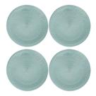 Kit 4 Lugar Americano Sousplat Poliester Verde Royal 38cm Kit 4 Lugar Americano Sousplat Poliester Verde Royal 38cm