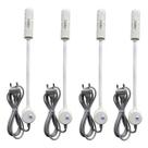 Kit 4 Luminária Lampada Led Haste Flexível Maquina Costura