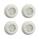 Kit 4 Luminária Led Para Piscinas RGB ABS 9w Até 12m2