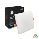 Kit 4 Luminária Plafon Sobrepor Quadrado 2 Em 1 Borda Infinita 18w Cor Branco Frio (6500K) Bivolt