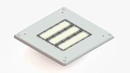 Kit 4 Luminária Posto De Combustível 200w Led Osram 18000lm Ip66 Combate
