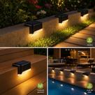 Kit 4 Luminárias Solar LED Balizador Escada Externa IP55 Kit 4 Luminárias Solar LED Balizador Escada Externa IP55